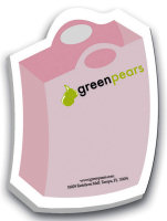 Sticky Notes: 4 inch x 3 inch Shopping Bag Shaped Sticky Notes